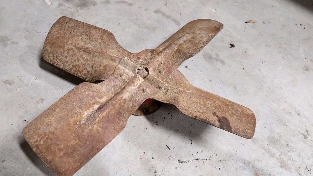 1948 Ford 8n Tractor Original 4 Blade Cooling Fan - 8N 9N 2N