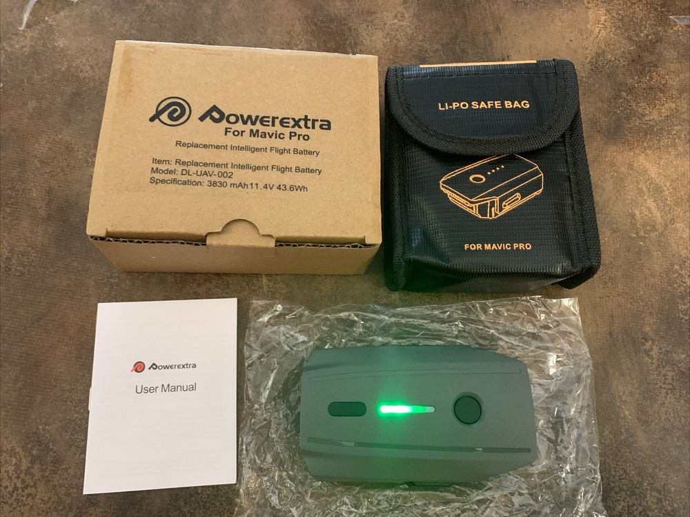 Powerextra Mavic Pro Battery 11.4V 3830 mAh LiPo - New In Box