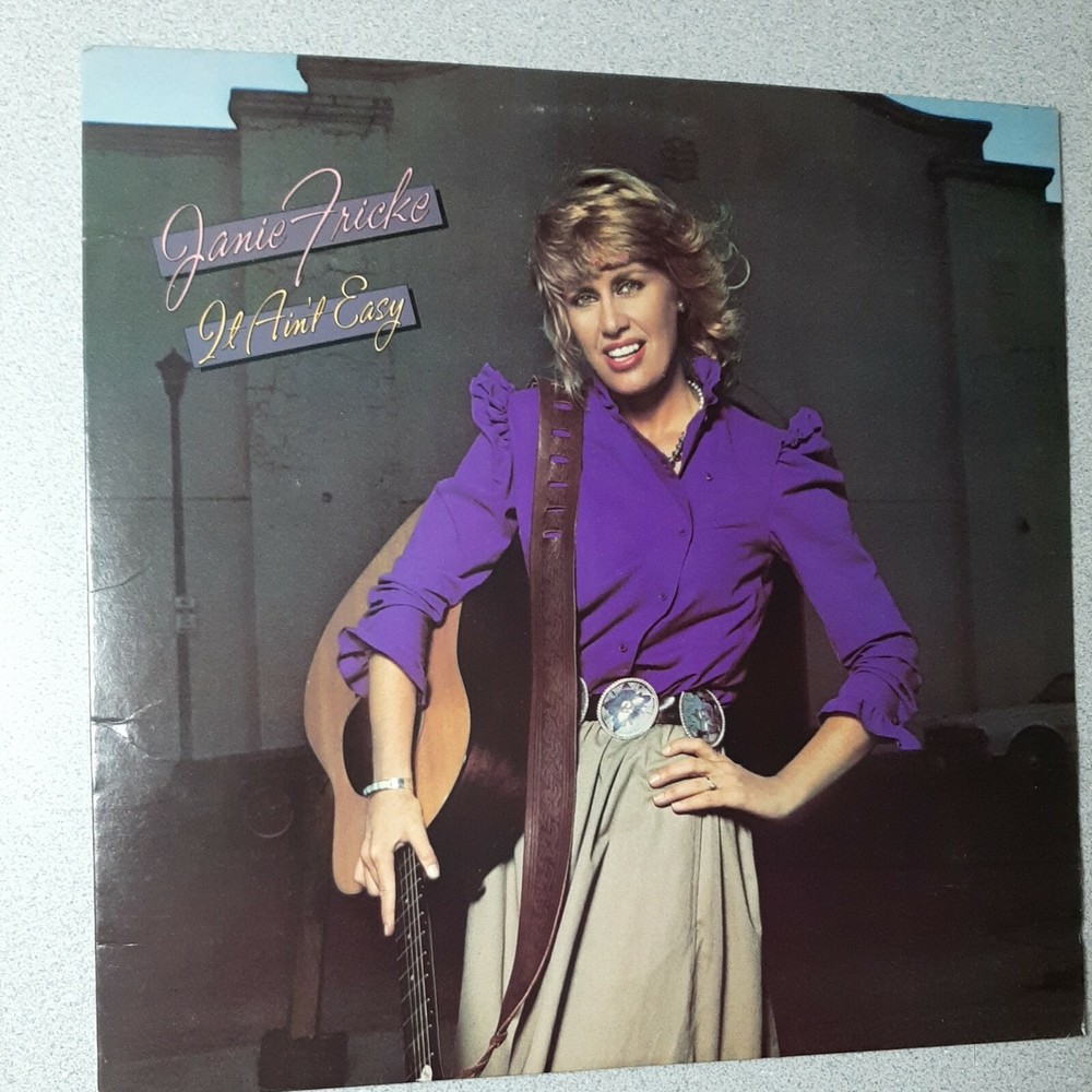 Janie Fricke It Ain't Easy LP Vinyl 1982 Columbia Records Very Good