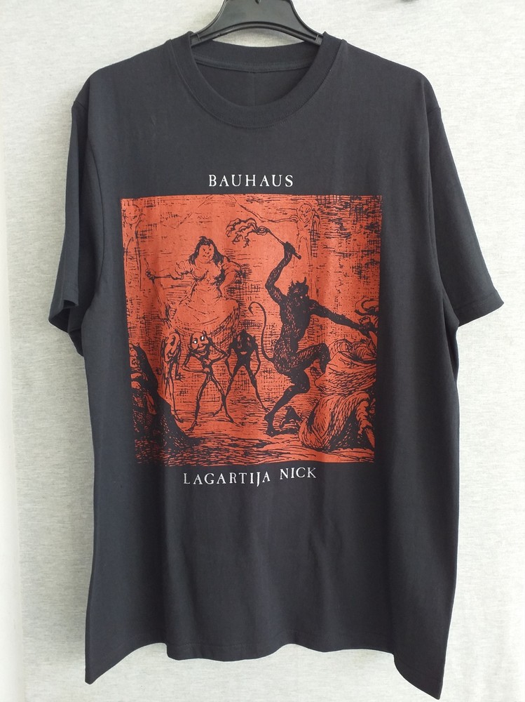 Bauhaus Band Black Short Sleeve Cotton T-shirt Unisex S-5XL Men Women