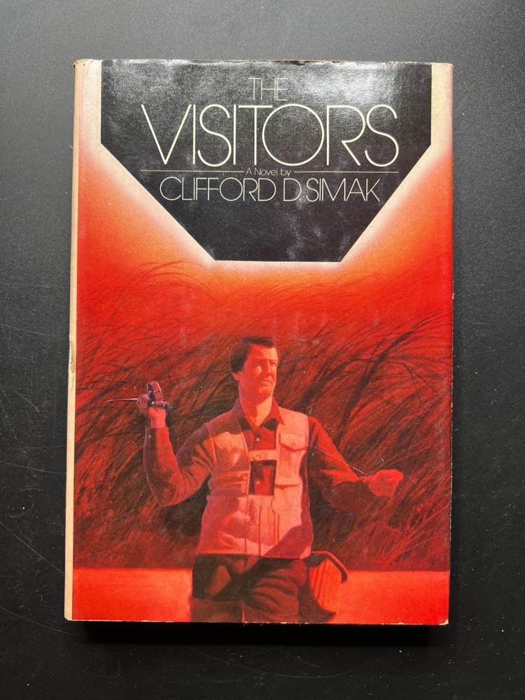 Vintage 1980 – The Visitors by Clifford D. Simak – HC – Dust jack