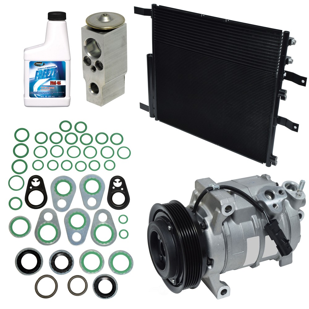 A/C Compressor Kit with Condenser UAC KT 4756A Replacement
