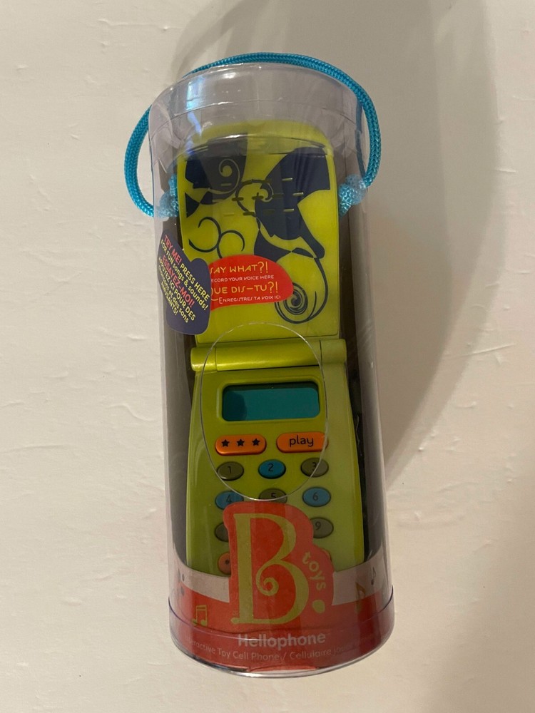 Battat – Hellophone Toy Cell Phone – Kids Play Phone w/ Light Sounds & Sound