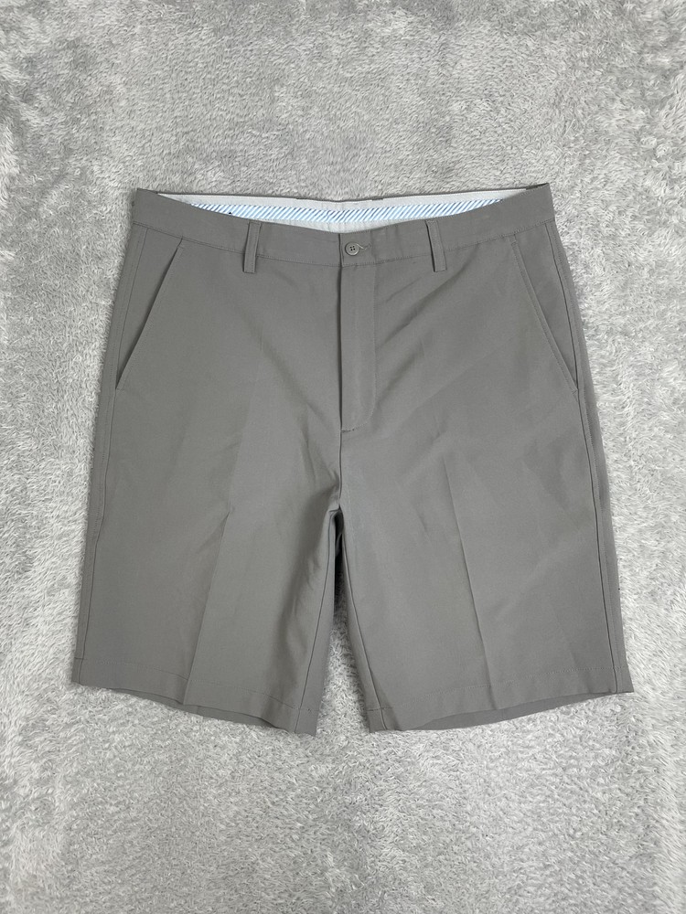 FootJoy Shorts Mens 36* Gray Chino Golf Performance Stretch 10 Inseam Casual