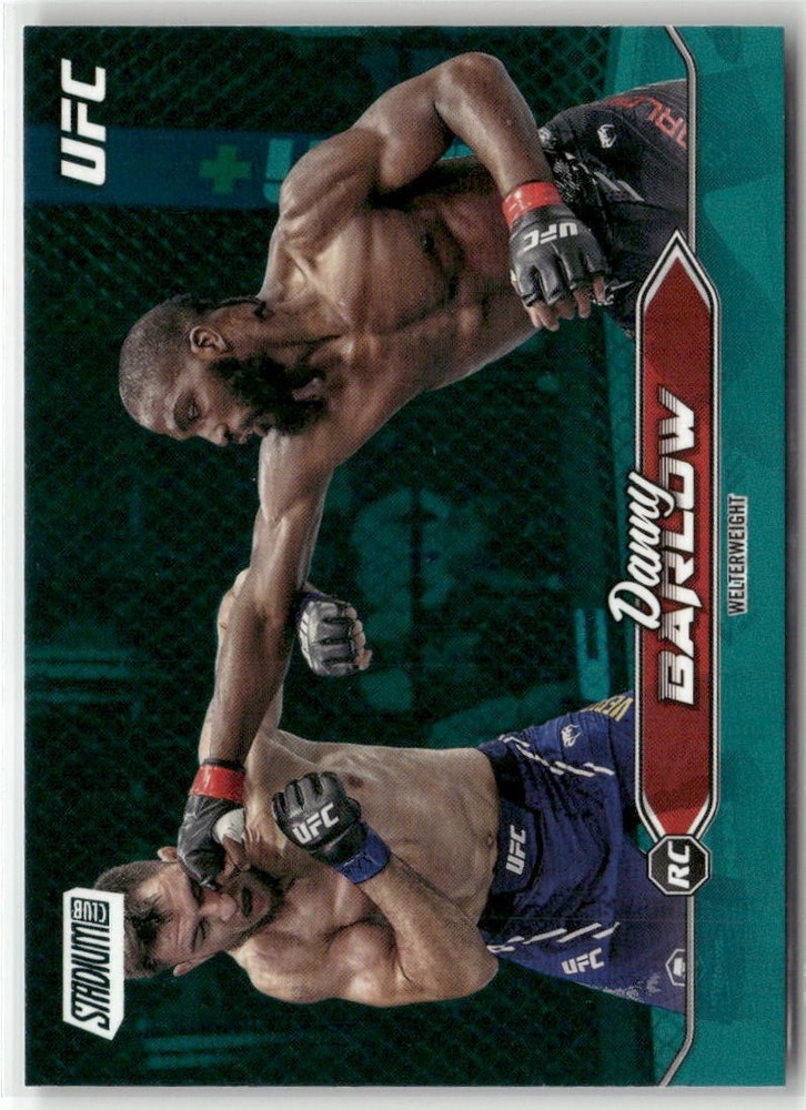 2025 Stadium Club UFC #5 Danny Barlow Teal Foil