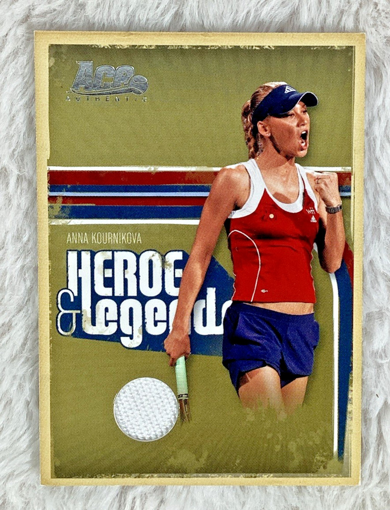 2006 Ace Authentic Heroes & Legends Materials /500 ANNA KOURNIKOVA # 48