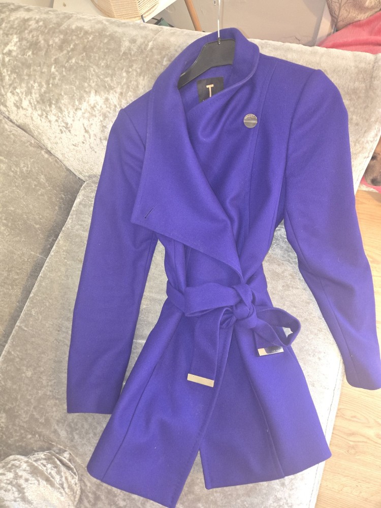 Ted Baker wrap coat size 1 in stylish design