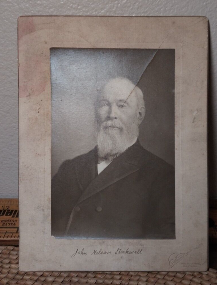 Rare Antique Victorian American Astronomer John Nelson Stockwell CDV Cabinet