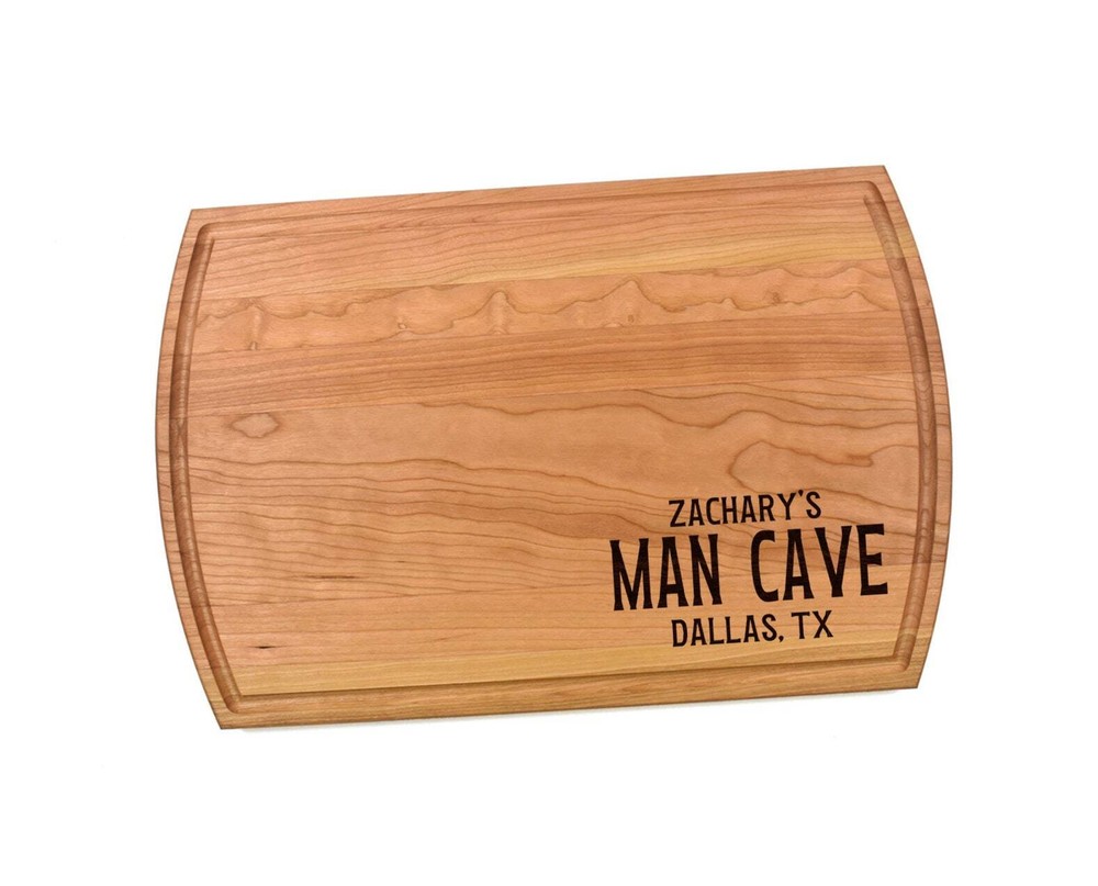 Personalized Man Cave Cutting Board | Man Cave Charcuterie Board | Custom