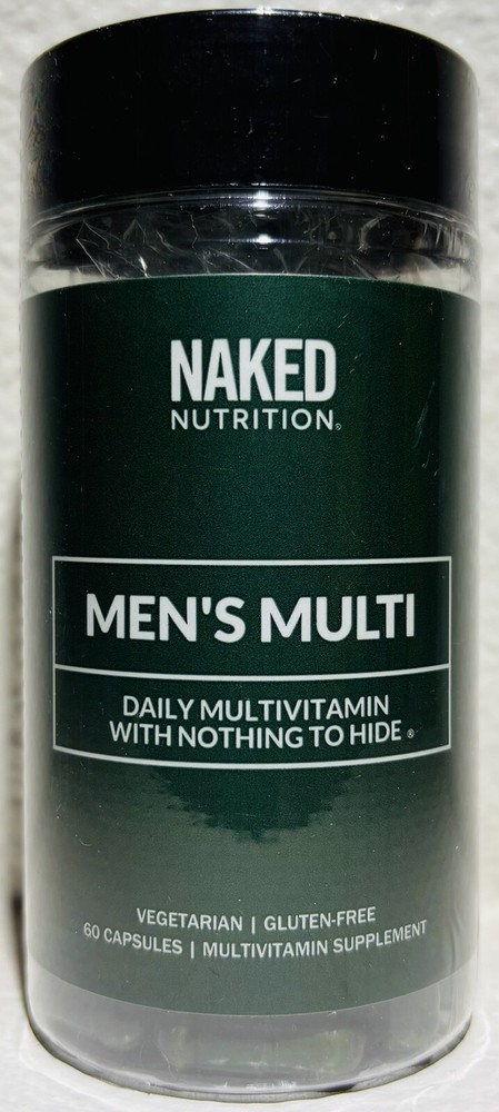 Naked Nutrition Men’s Multi Daily Multivitamin for Men 60 Cap. Brand New 🔥