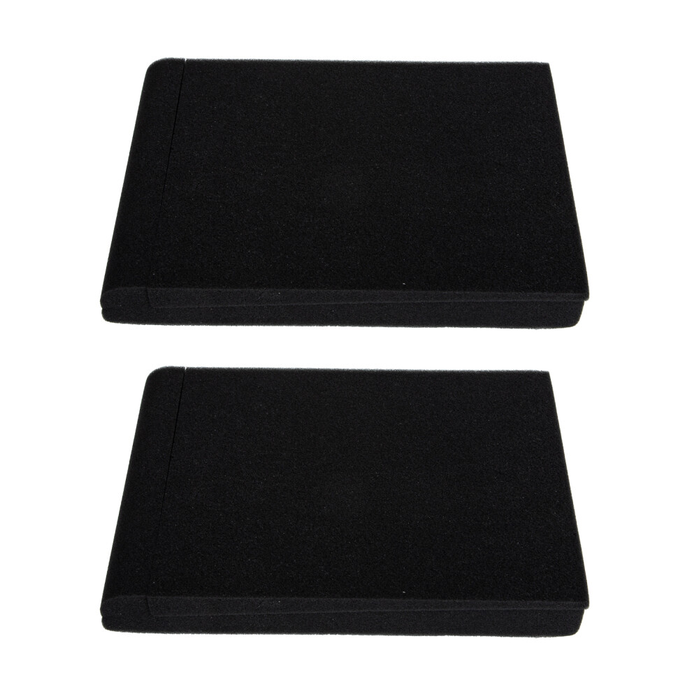 2 Pcs Isolation Speaker Pads Sound-absorbing and Shock-absorbing Sponge Cushion