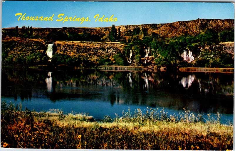 Postcard MOUNTAIN SCENE Boise Idaho ID m/09 AK1312
