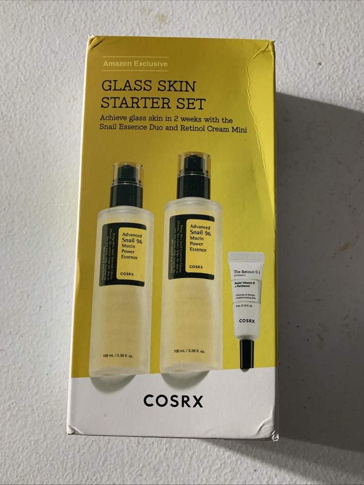 COSRX Glass Skin Starter Set with Snail Mucin Essence 3.38 fl.oz  