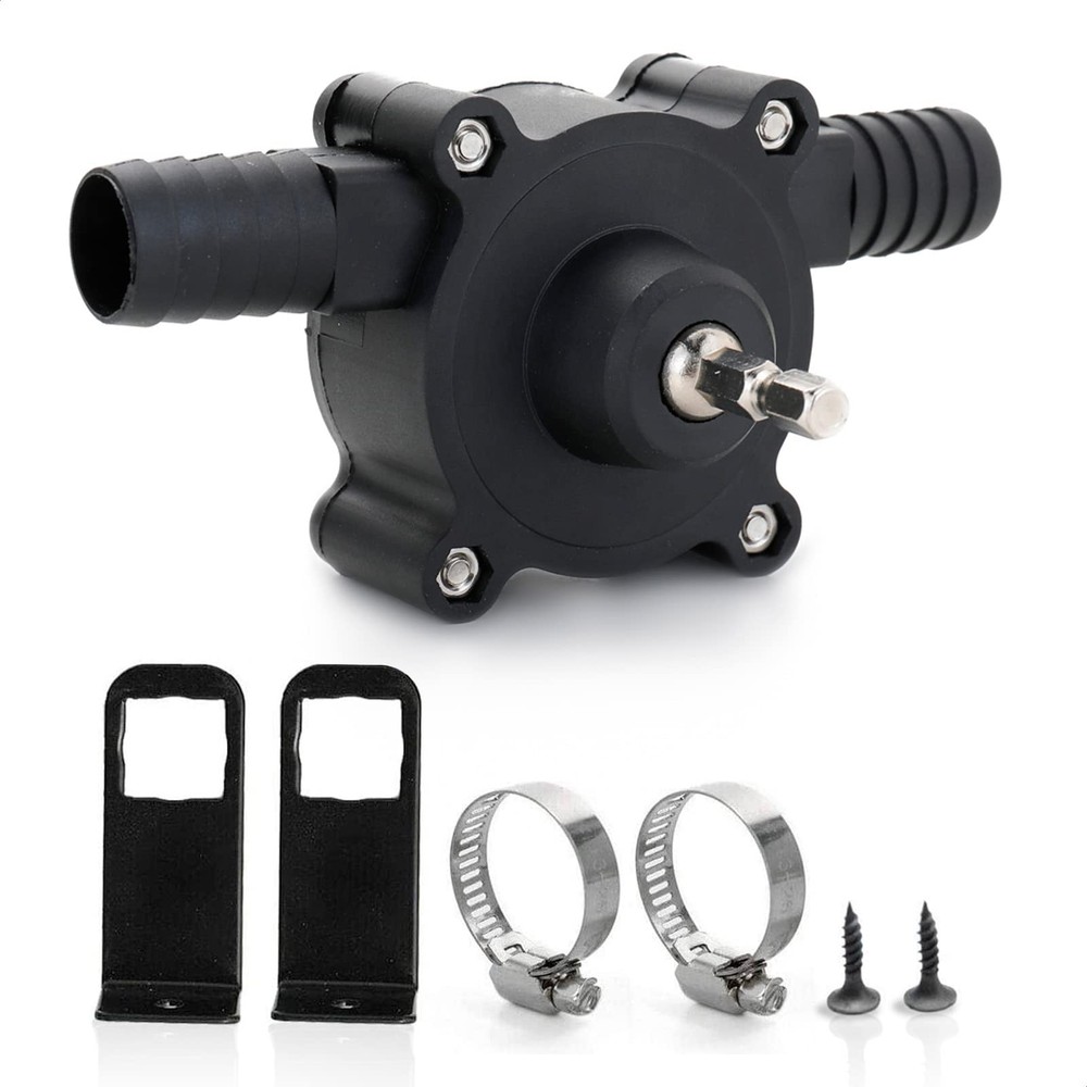 Portable Electric Drill Pump for Water and Liquid Transfer Self Priming Handheld Utility Pump