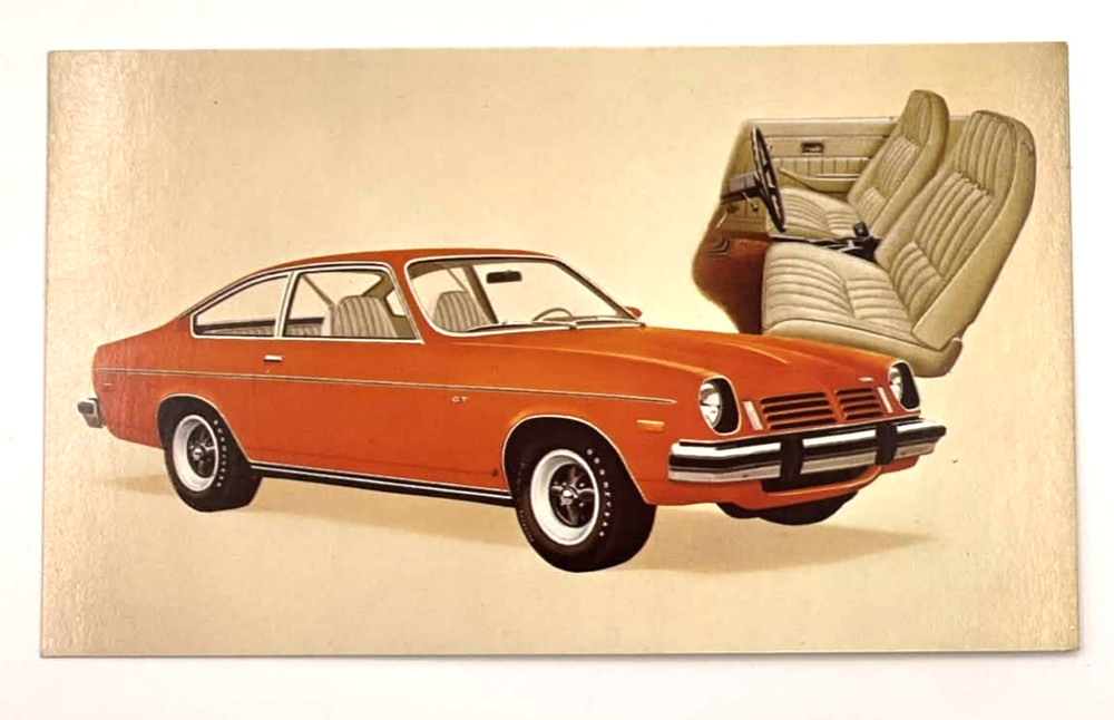 1974 Chevrolet Vega GT Hatchback Coupe Postcard