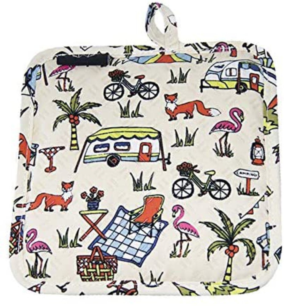 Camping Love Silicone Potholder, Two Lumps of Sugar