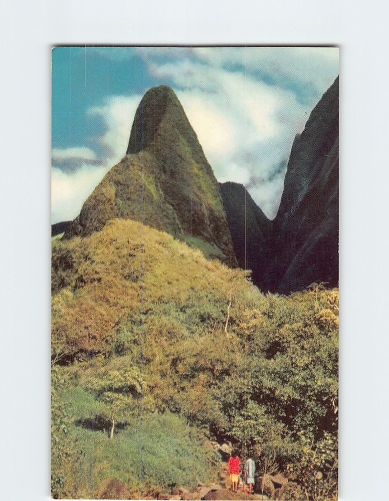 Postcard The Needle Iao Valley near Wailuku Maui Hawaii USA North America