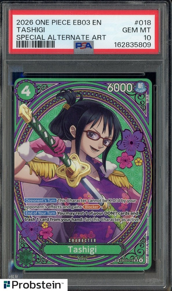2026 One Piece Eb03 Heroines Edition #003 Uta Special Alternate Art Psa 10PROBSTEIN is actively accepting consignments !!