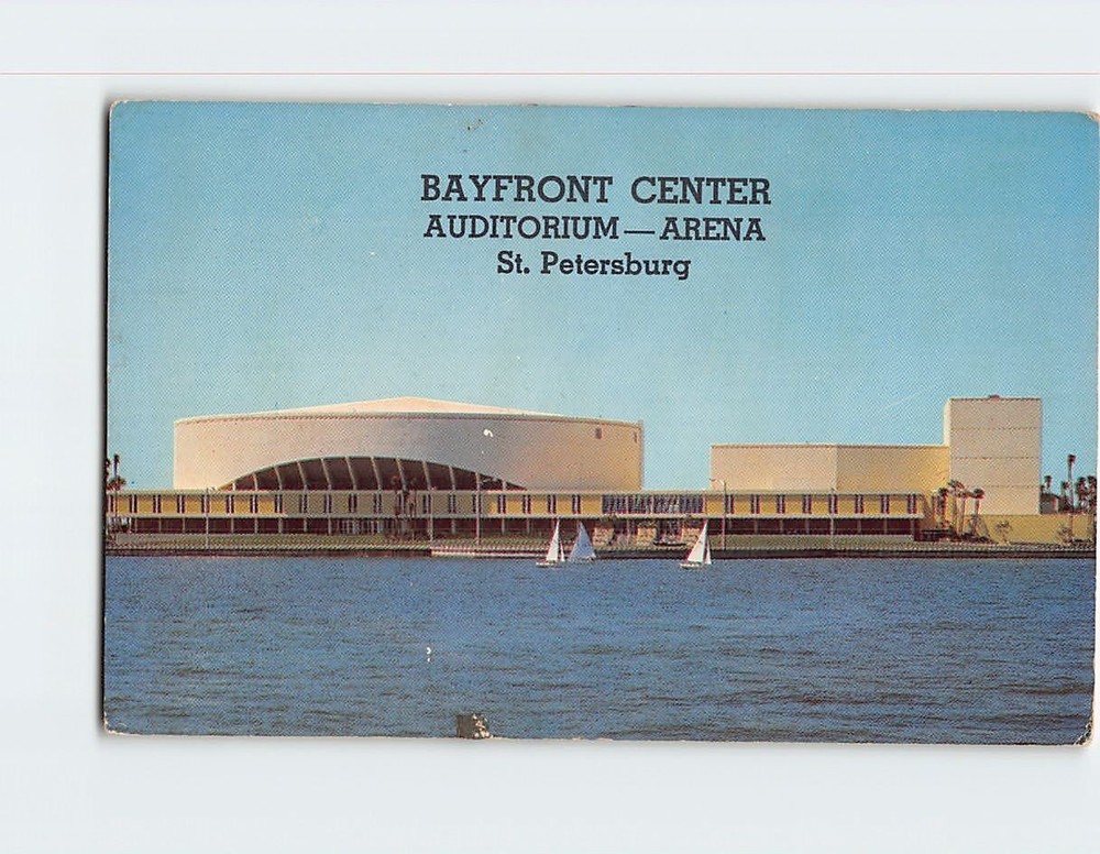 Postcard Bayfront Center Auditorium Arena St. Petersburg Florida USA