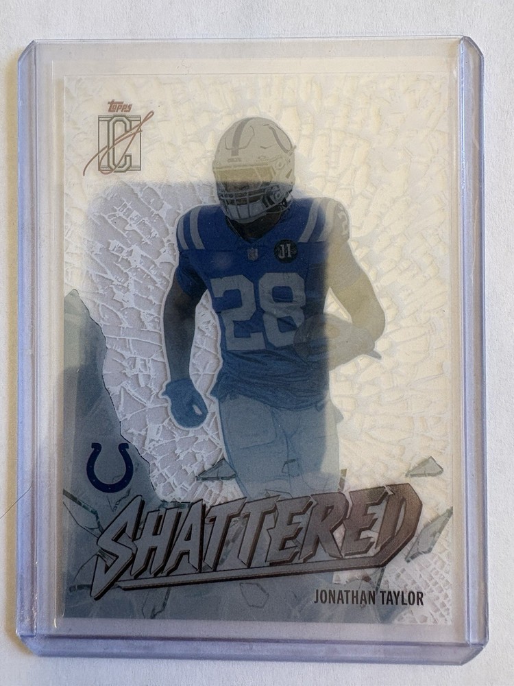 JONATHAN TAYLOR *Case Hit* 2025 Topps Signature Class 'Shattered' INSERT!!