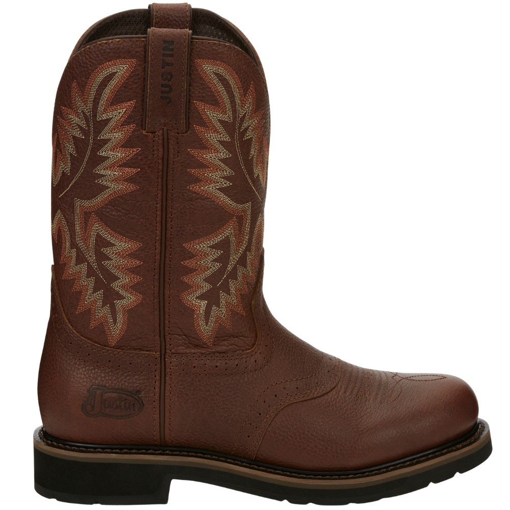 Justin Original Workboots Superintendent 11 Inch Soft Toe Electrical Work Boots for Men