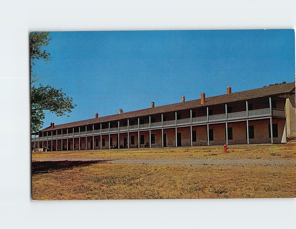 Postcard Cavalry Barracks Fort Laramie Wyoming USA