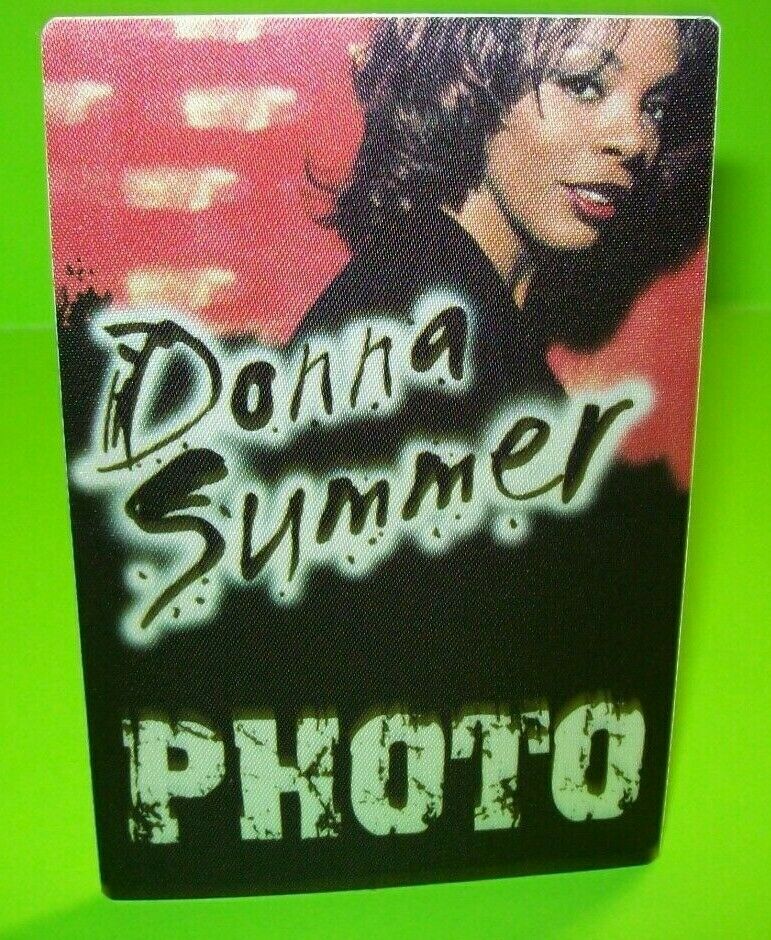 Donna Summer BackStage Pass Original 1996 Concert Tour Music Gift Disco Soul