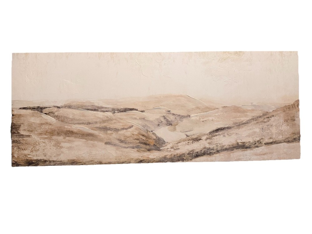 Modern Abstract Landscape Acrylic Painting Large Textured Handmade Canvas Art