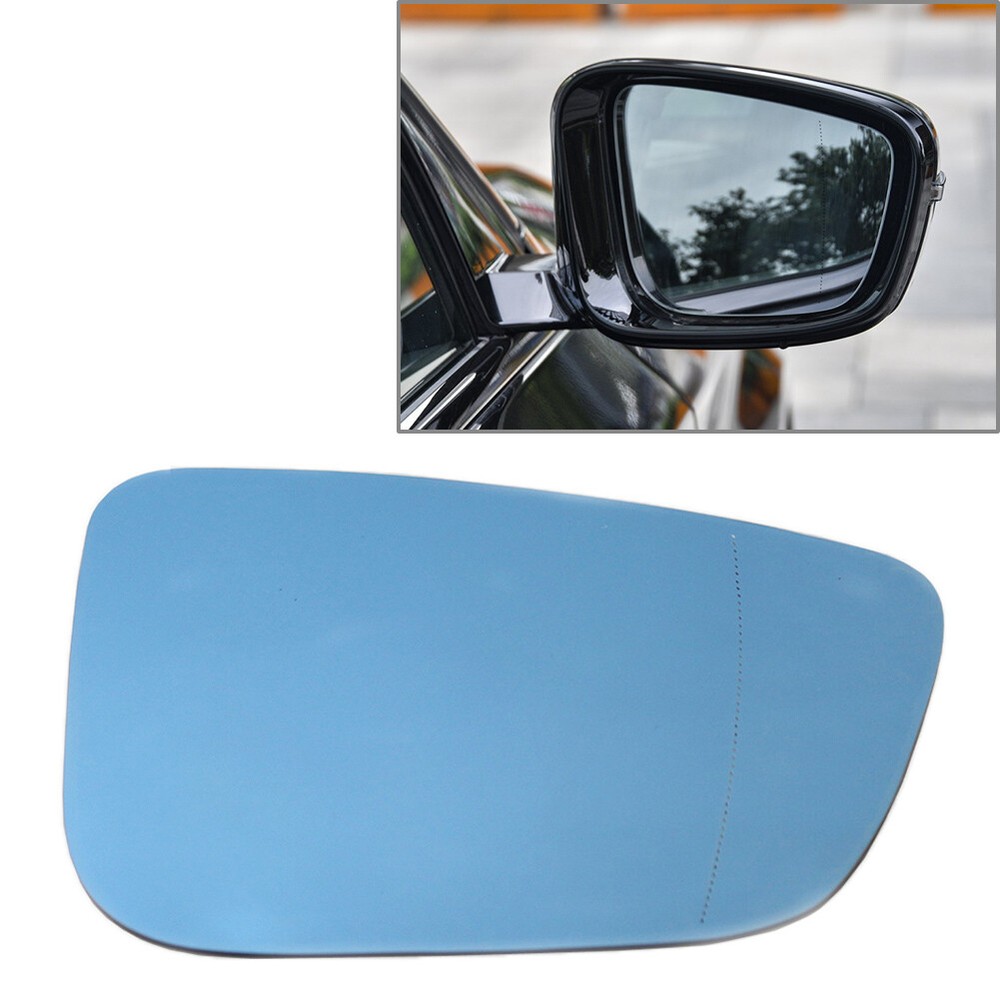 Door Blue Mirror Glass Exterior Rearview Mirror Lens For BMW 3 5 6 7 8 Series