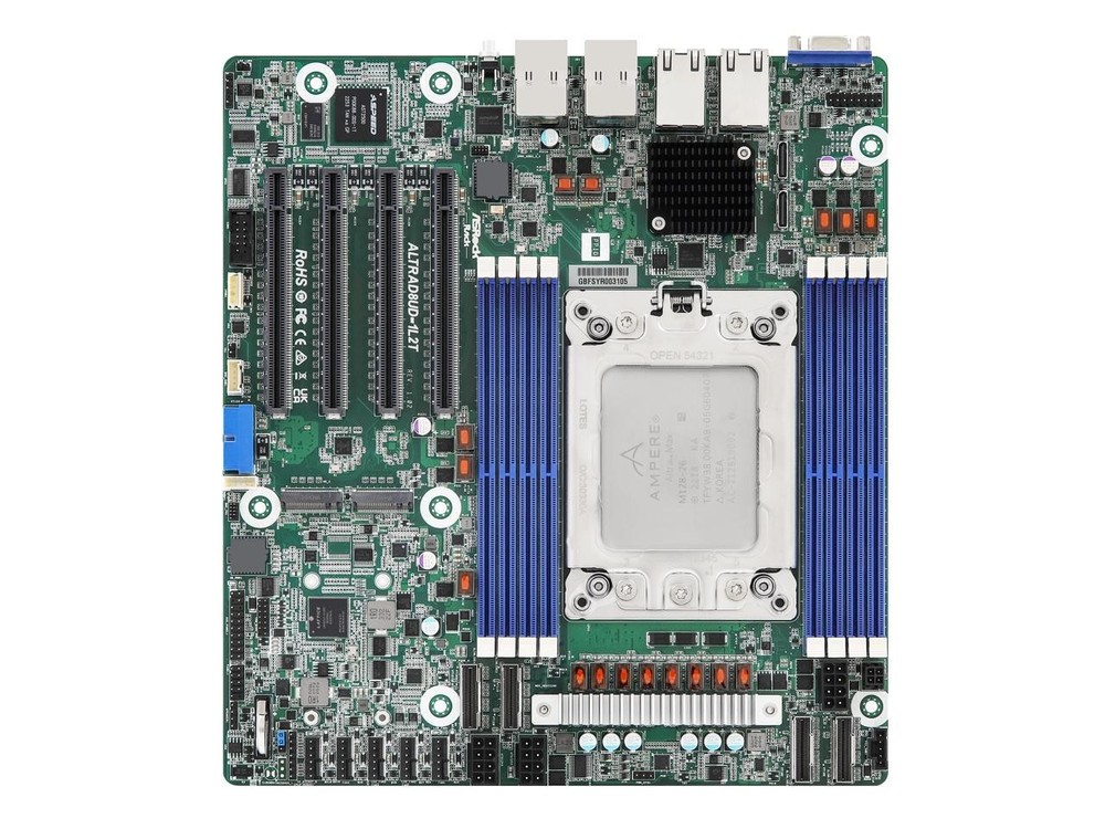 Asrock Rack Ampere Altra Bundle ALTRAD8UD-1L2T Deep Micro-ATX Server Motherboard