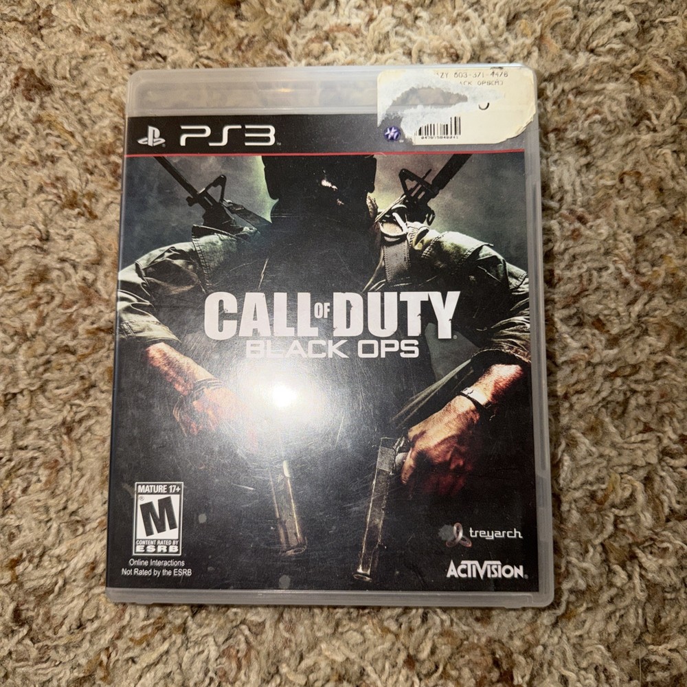 Call of Duty Black Ops PS3 PlayStation 3, 2010, Complete with Manual