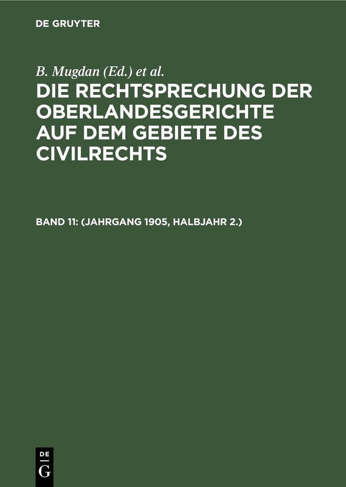 (Jahrgang 1905, Halbjahr 2.) (Hardback)