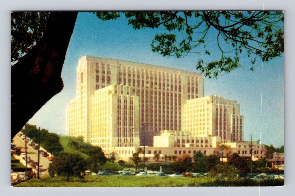 Los Angeles CA-California, Los Angeles County General Hospital Vintage Postcard