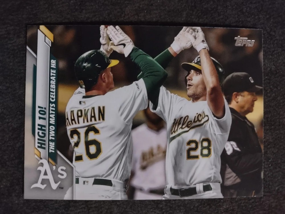 2020 Topps Update Matt Chapman Oakland A's Veteran Combos #U-218 Baseball Card