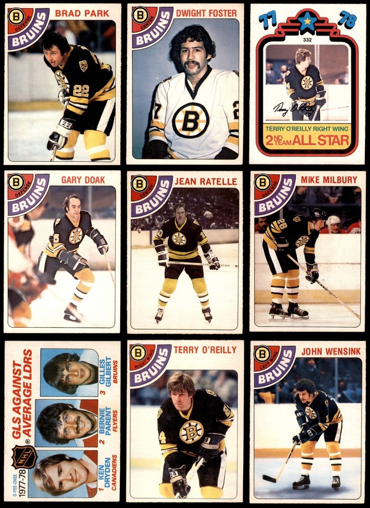 1978-79 O-Pee-Chee Boston Bruins Near Team Set 6 - EX/MT 3893038 (21 / 23 cards)
