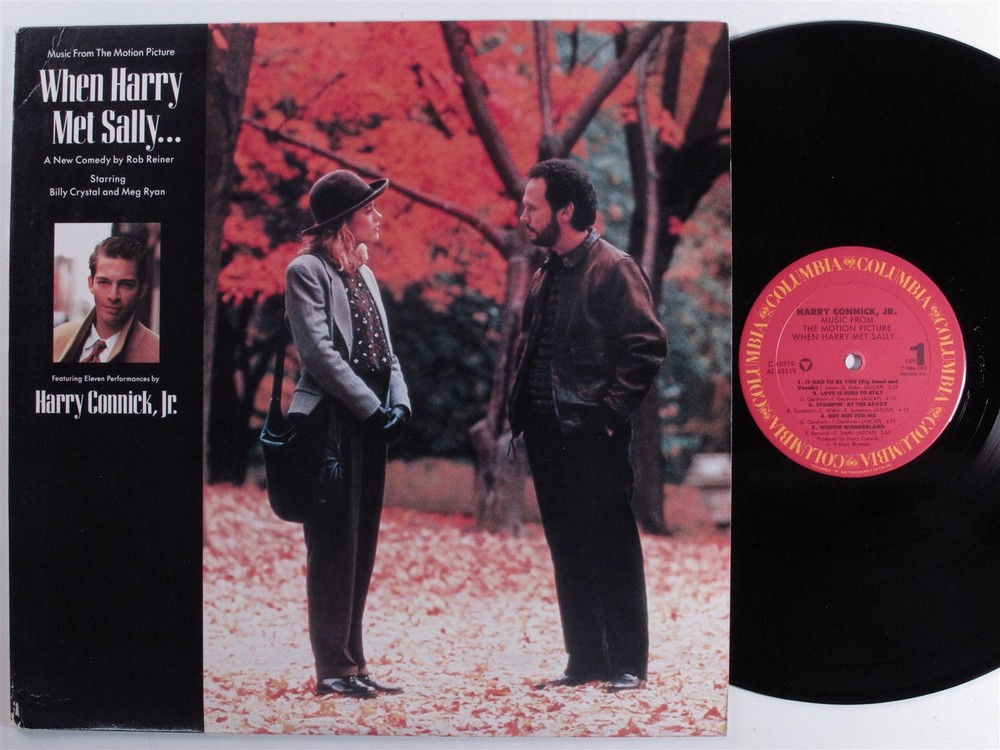 WHEN HARRY MET SALLY... OST Harry Connick, Jr. COLUMBIA LP VG+ c