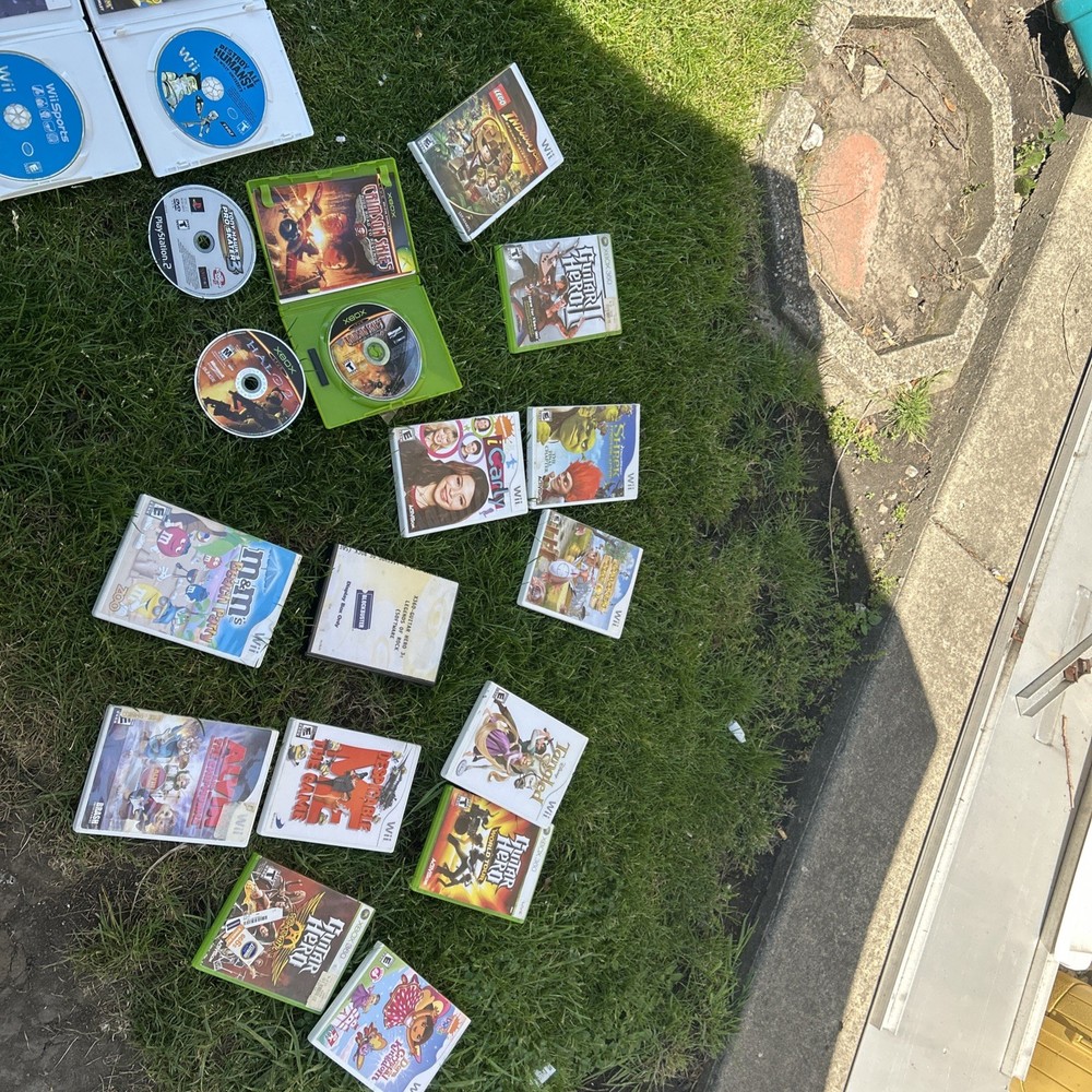 Nintendo Wii Game Lot w/ Xbox Games Untested As Is OBO