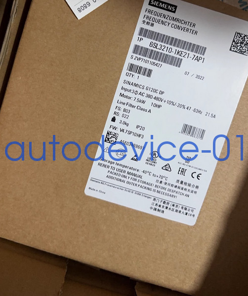 1PC New Siemens 6SL3210-1KE21-7AP1 Frequency Converter Fast Shipping DHL/FedEx