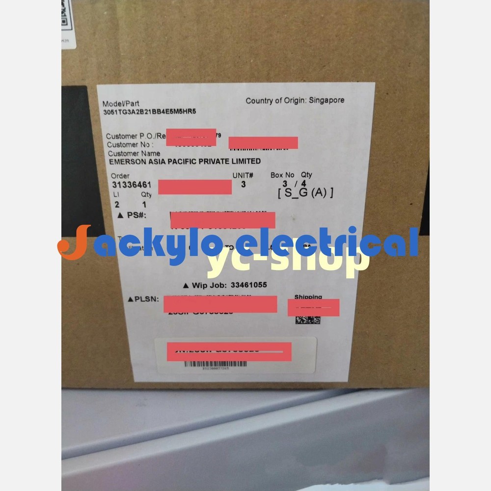 New ROSEMOUNT 3051TG3A2B21BB4E5M5HR5 Pressure transmitter Fast shipping via