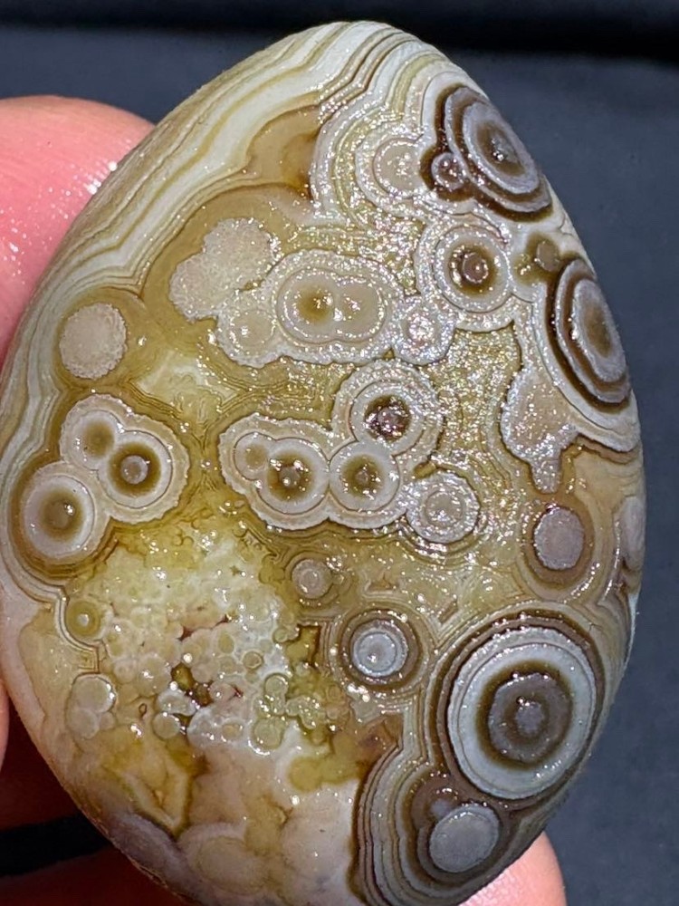 23G Natural Gobi Desert Eye Agate Collection - Alashan Gobi Agate Stones