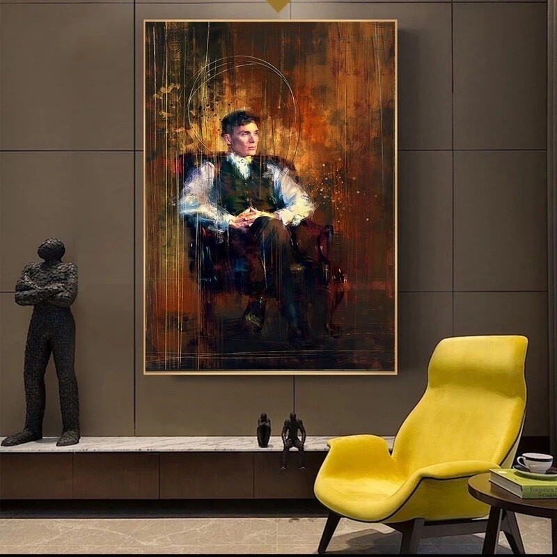 peaky blinders Tommy Shelby canvas poster Wall Art Modern Wall Decor Design