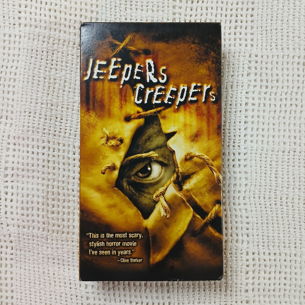 Jeepers Creepers VHS 2001 Horror Thriller Slasher Original Release Gold MGM Rare