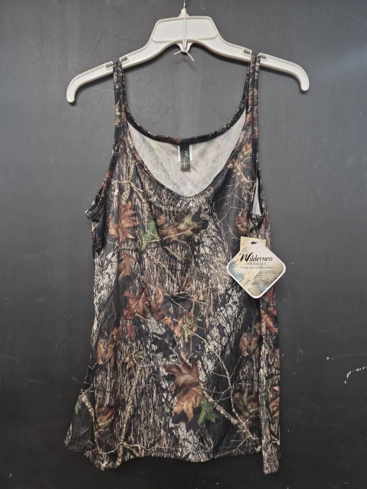 Mossy Oak Camo Tank Top - Camouflage Lounge Ladies Shirt NWT (112)