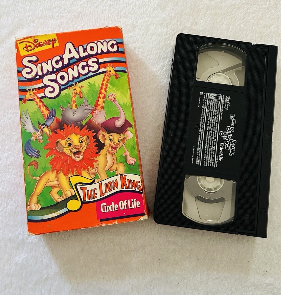 Disney Sing-Along Songs VHS