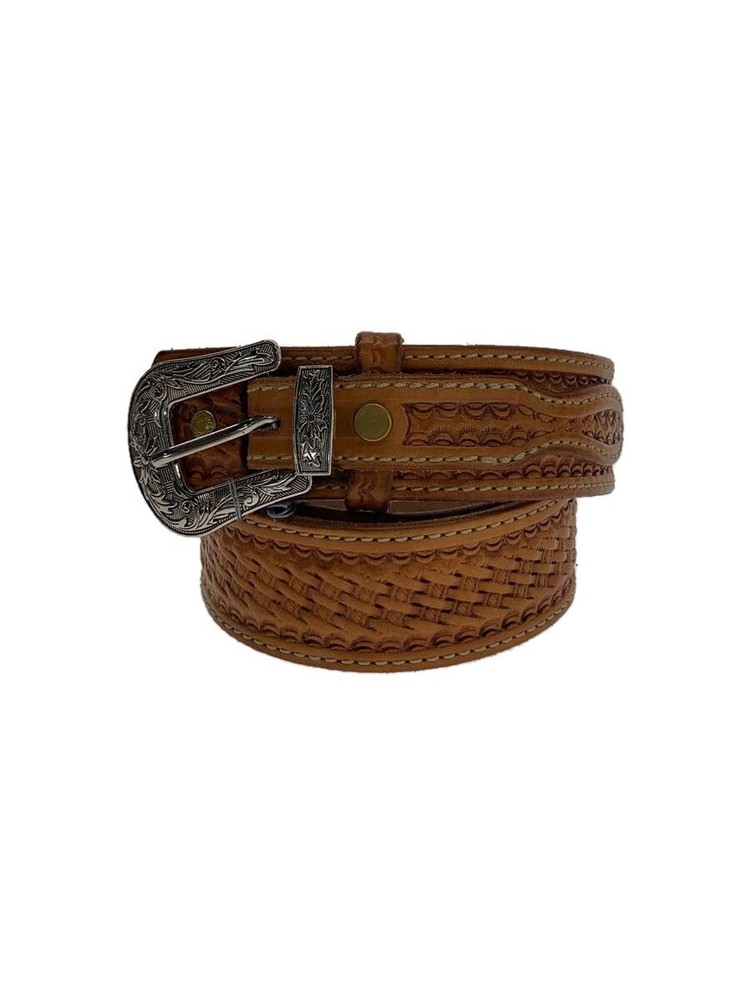 Funny Brown Leather Belt for Men's Casual Style