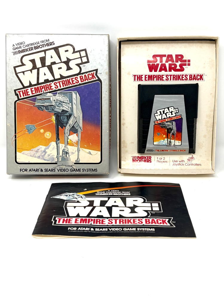 Star Wars: The Empire Strikes Back Atari 2600 ~ Complete in Box (CIB)- See Video