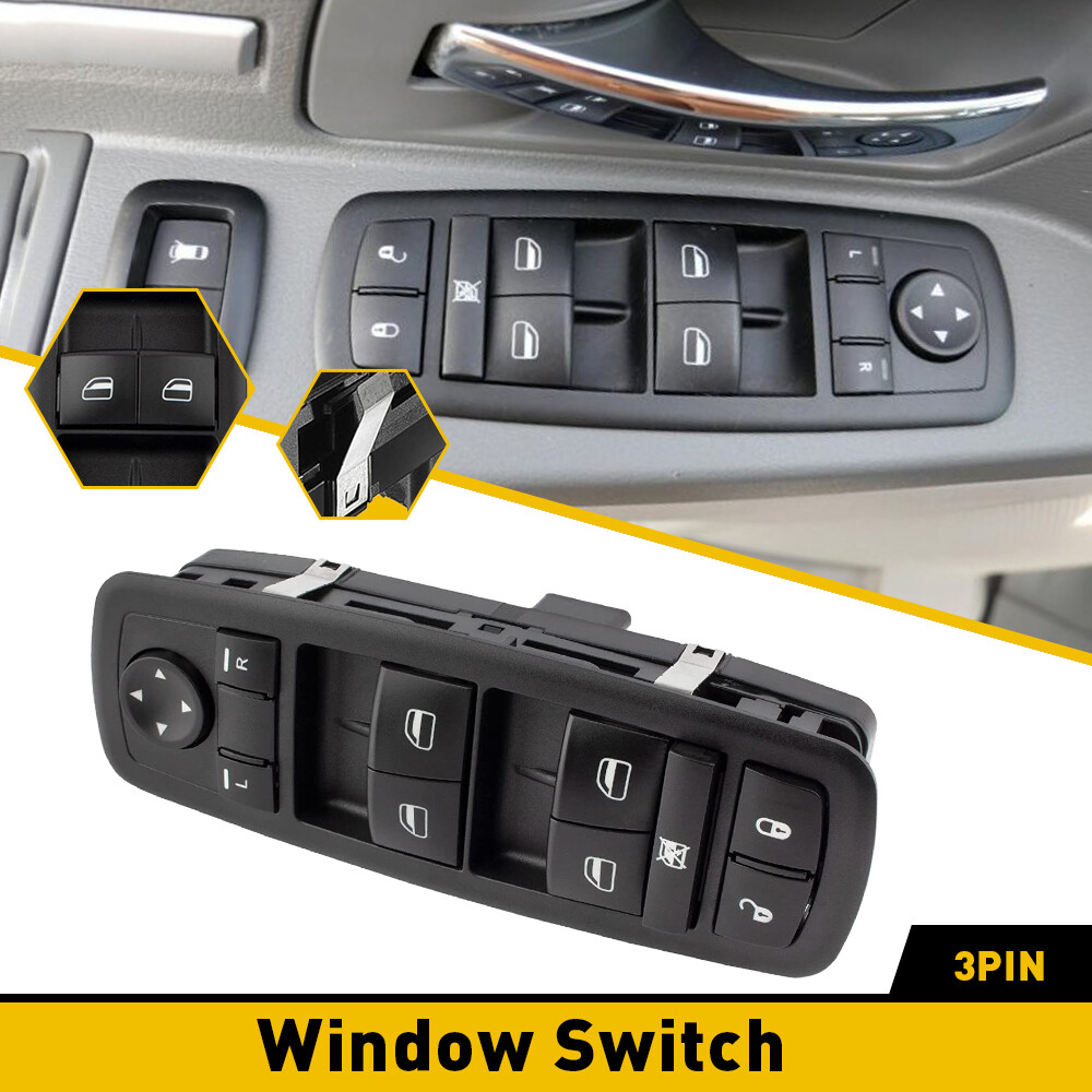 3-Pin Power Window Switch Compatible with Chrysler Town Country Dodge Grand Caravan 460235AB