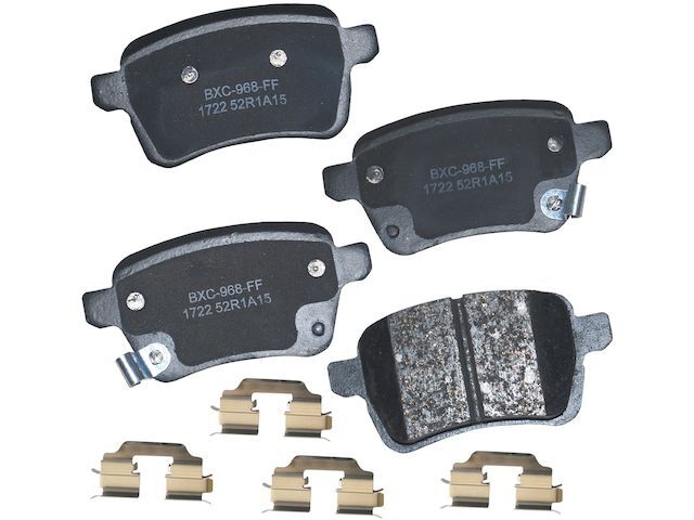 For 2014-2020 Fiat 500L Brake Pad Set Rear Bendix 86568SQJM 2015 2016 2017 2018