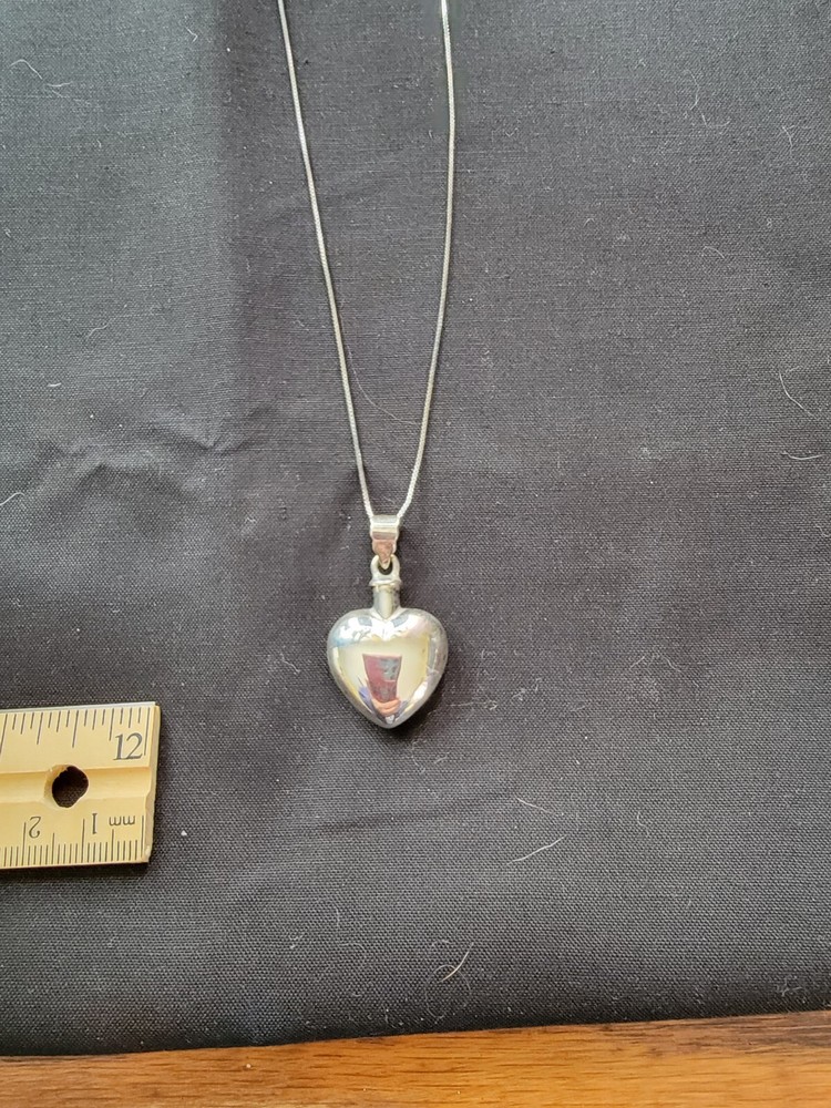 925 Plain Heart Necklace