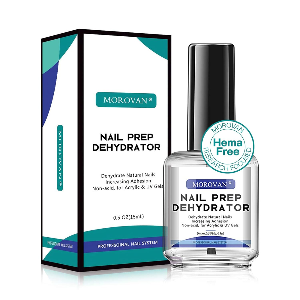 Acid-Free Nail Dehydrator Prep for UV Gel Polish and Acrylic Nails Quickly and Professionally-image